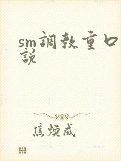 sm调教重口小说