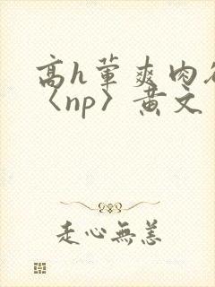 高h荤爽肉欲文〈np〉黄文