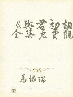 《与君初相识》全集免费观看封面