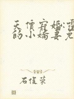 天价宠婚:霍总的小娇妻免费阅读