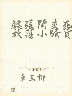 腿张开爽死你个放荡小骚货