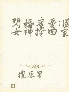 闪婚蜜爱:国民女神拎回家