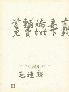 首辅娇妻有空间免费txt下载封面