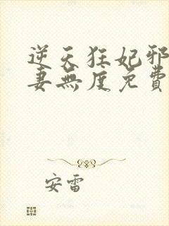 逆天狂妃邪王宠妻无度免费阅读封面