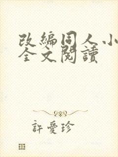 改编同人小说h全文阅读