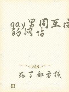 gay男同互操的网站