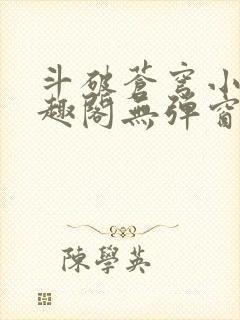 斗破苍穹小说笔趣阁无弹窗免费封面