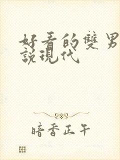 好看的双男主小说现代