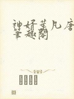 神婿叶凡唐若雪笔趣阁