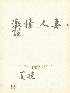 激情 人妻 小说