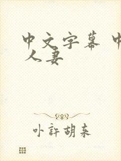 中文字幕 中出 人妻