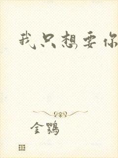 我只想要你封面