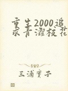 重生2000追求青涩校花同桌开始最新更新章节