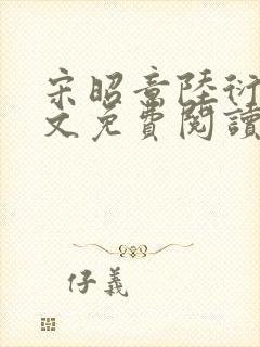 宋昭意陆衍辞全文免费阅读无弹窗