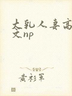 大乳人妻高辣h文np