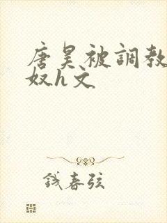 唐昊被调教成肉奴h文