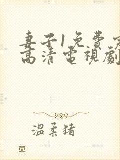 妻子1免费完整高清电视剧在线