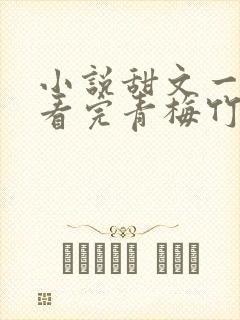 小说甜文一口气看完青梅竹马