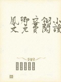 凤卿容翎小说全文免费阅读无弹窗