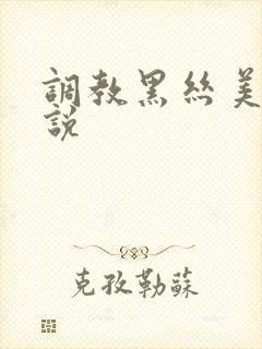 调教黑丝美女小说