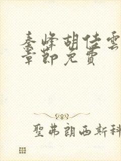 秦峰胡佳云最新章节免费