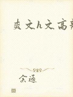 爽文h文高辣h