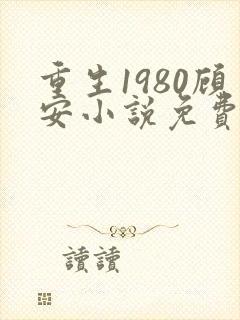 重生1980顾安小说免费阅读最新章节