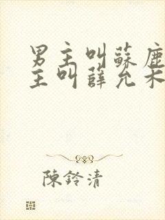 男主叫苏鹿溪女主叫薛允禾的小说