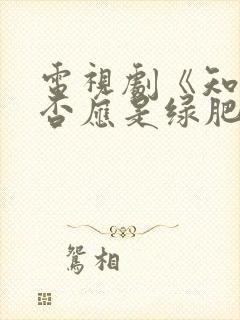 电视剧《知否知否应是绿肥红瘦》在线观看