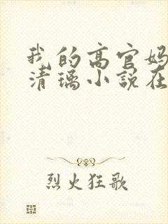 我的高官妈妈薛清璃小说在线阅读