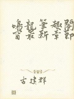 鸣龙笔趣阁无弹窗最新章节