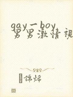 gay一boy男男激情视频
