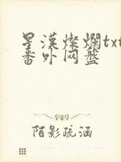 星汉灿烂txt番外网盘