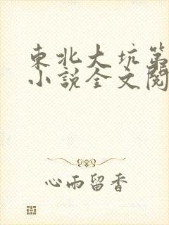 东北大坑第二部小说全文阅读