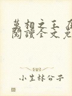 万相之王 在线阅读全文免费