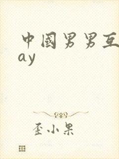 中国男男互操gay