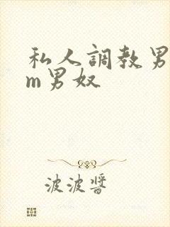 私人调教男性sm男奴封面