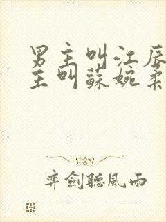 男主叫江辰,女主叫苏婉柔的小说封面