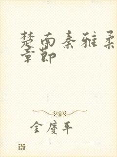 楚南秦雅柔最新章节封面