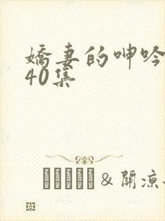 娇妻的呻吟1一40集封面