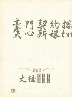 豪门契约总裁的失心新娘txt