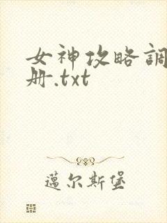 女神攻略调教手册.txt封面
