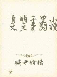 月明千里小说全文免费阅读笔趣阁封面