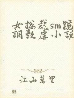 女总裁sm跪爬调教虐小说