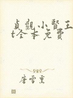 贞观小贤王txt全本免费