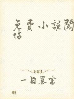 免费小说阅读网站封面