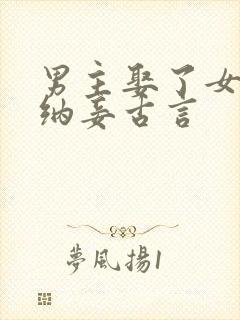 男主娶了女主还纳妾古言