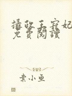 摄政王宠妃日常免费阅读