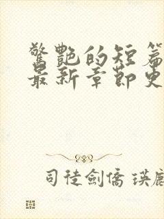 惊艳的短篇合集最新章节更新艳情小说