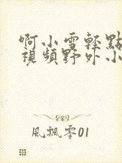 啊小雪轻点奶头视频野外小说